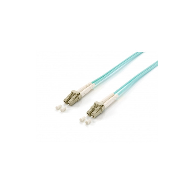 Equip kryžminis optinio pluošto kabelis LC-LC, DUPLEX, MM 50 / 125, OM3, LSOH, 20m (255418)