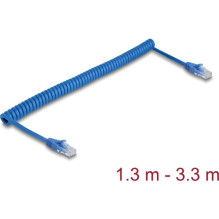 DELOCK RJ45 Spiralkabel...