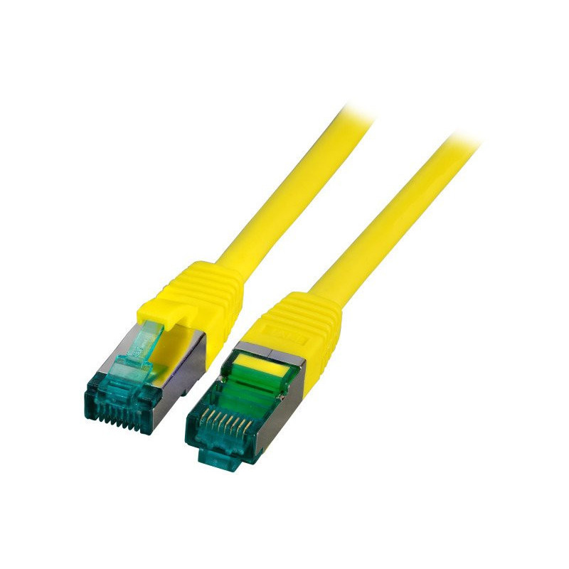 EFB RJ45 Patch Cable S / FTP Cat.6A LSZH 25.00m Yellow