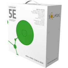 Solarix Cat.5e UTP PVC pilka SXKD-5E-UTP-PVC Solarix Cat.5e UTP PVC pilka SXKD-5E-UTP-PVC
