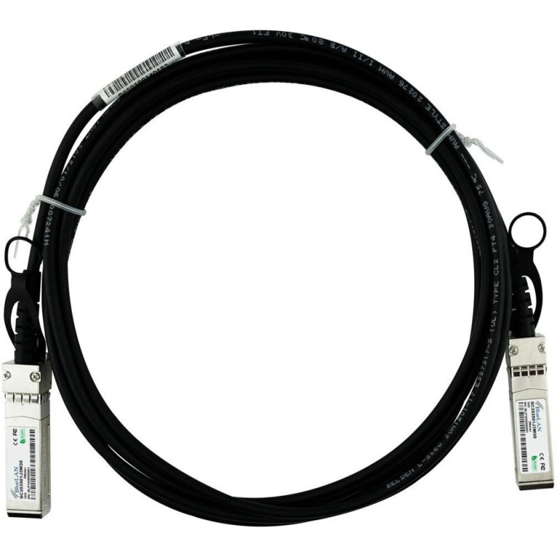 HPE compatible 10GBASE-CR SFP+ SFP+ DAC 3M AWG30