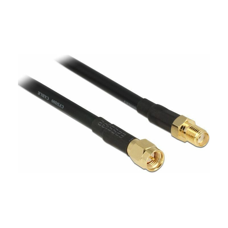 Delock SMA, MF, 15m, Black - 89425