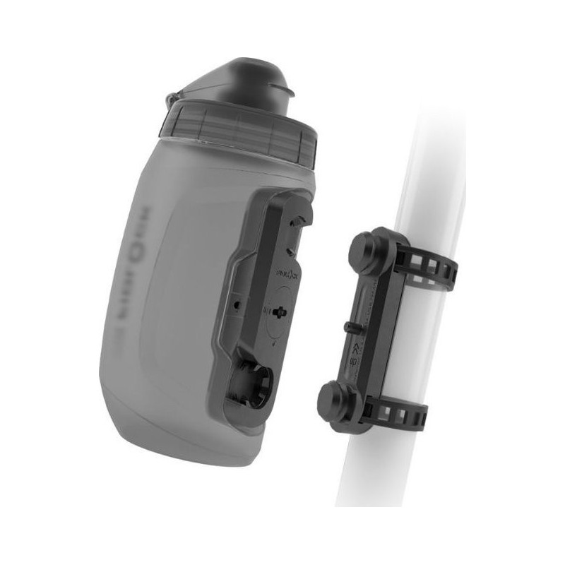 Fidlock Sukamas butelis 450 + juodos spalvos pagrindas
