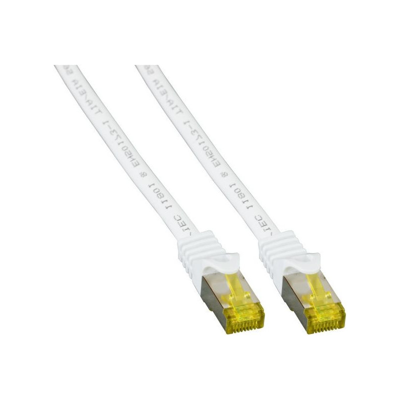 EFB RJ45 tinklo laidas S / FTP Cat.6A LSZH Cat.7 Rohk. 15.00m White