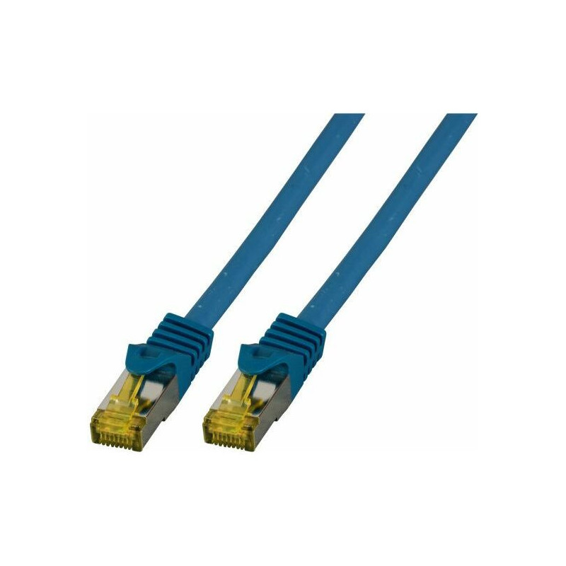 EFB RJ45 tinklo kabelis S / FTP Cat.6A LSZH Cat.7 Rohk. 15.00m Blue