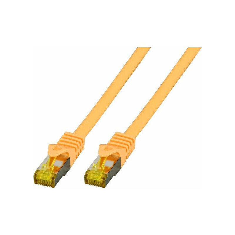 EFB RJ45 tinklo laidas S / FTP Cat.6A LSZH Cat.7 Rohk. 15.00m gelb