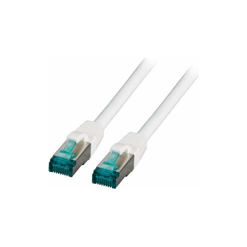 EFB RJ45 S / FTP Cat.6A LSZH 20.00m White tinklo kabelis