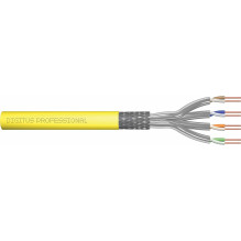 DIGITUS Verlegekabel Cat7a S / FTP tw.Pair 500m gelb AWG22 / 1