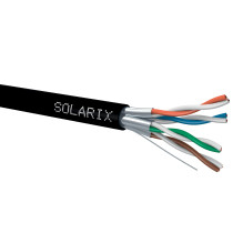 Solarix Kabel instalacyjny Solarix STP, Cat6A, drut, PE, cewka 500m SXKD-6A-STP-PE Solarix Kabel instalacyjny Solarix STP, Cat6A, drut, PE, cewka 500m SXKD-6A-STP-PE