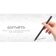 4smarts Aktiver Eingabestift MPP für Surface, Black