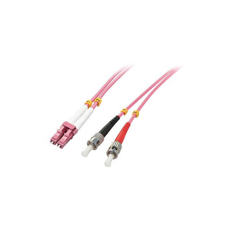 LINDY LWL duplex cable LC / ST OM4 10m 50 / 125µm multimode