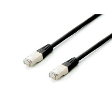 Equip Patchkabel Cat6A 10x S / FTP 2xRJ45 1.00m Black Plat Equip Patchkabel Cat6A 10x S / FTP 2xRJ45 1.00m Black Plat