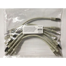 Equip Patchkabel Cat6A 10x S / FTP 2xRJ45 0.25m Gray Plat Equip Patchkabel Cat6A 10x S / FTP 2xRJ45 0.25m Gray Plat