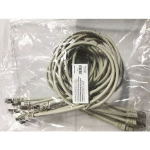 Equip Patchkabel Cat6A 10x S / FTP 2xRJ45 1.00m Gray Plat Equip Patchkabel Cat6A 10x S / FTP 2xRJ45 1.00m Gray Plat