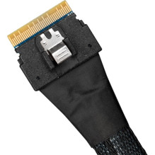 Icy Dock Kabel SlimSAS x8 SFF-8654 2x OCuLink x4 SFF-8611 (Black, 50cm) Icy Dock Kabel SlimSAS x8 SFF-8654 2x OCuLink x4 SFF-8611 (Black, 50cm)