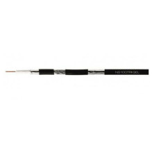 NS100 TRI gel-filled black coaxial cable - 100m roll