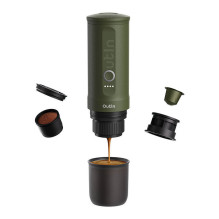 Kavos aparatas - OUTIN Nano 7500mAh Nešiojamas espresso aparatas (5 puodelių, 20 barų, 92°C, žalias)