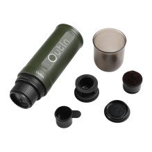 Kavos aparatas - OUTIN Nano 7500mAh Nešiojamas espresso aparatas (5 puodelių, 20 barų, 92°C, žalias)