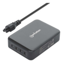 MANHATTAN 4-Port GaN USB Power Delivery-Ladestation 240W