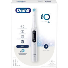 Oral-B Magnetic Toothbrush iO Series 6 White Alabaster + extra brush head Oral-B Magnetic Toothbrush iO Series 6 White Alabaster + extra brush head