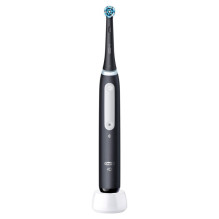 Braun Oral-B „iO Series 4“ su matinės juodos spalvos kelionine sėdyne