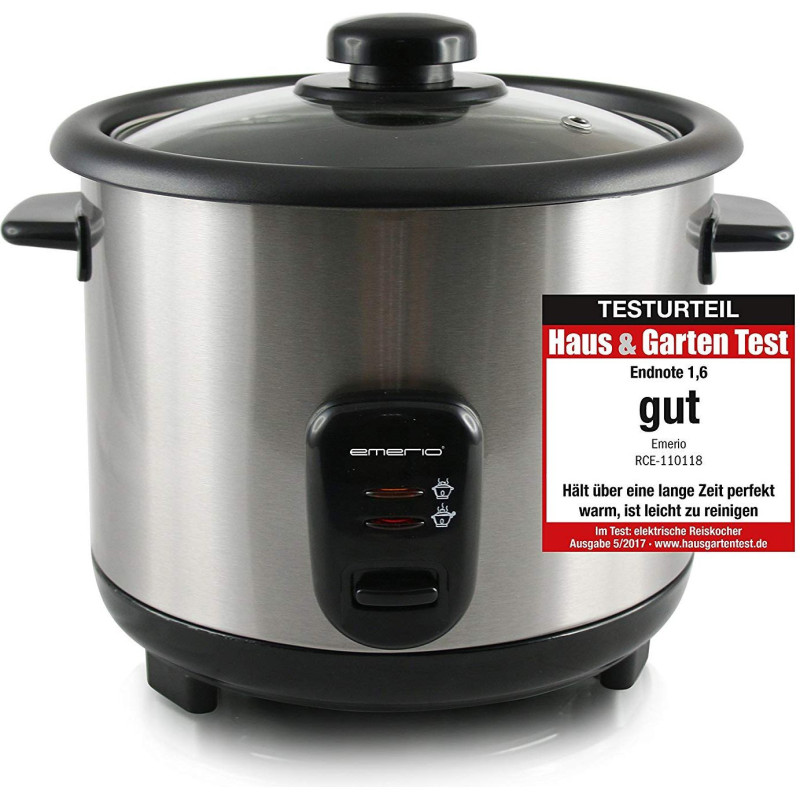 Emerio Rice cooker ECO, 1.5L, keep warm function, non-stick