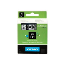 DYMO D1 Schriftband 53710 24mmx7.0m Juoda transp.