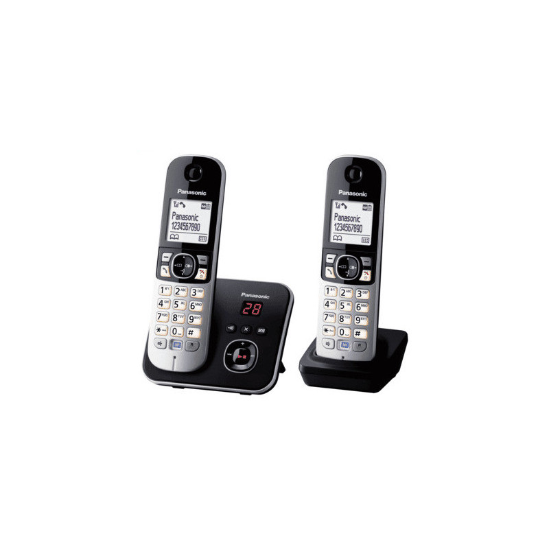 Stacionarus telefonas Panasonic Black-silver