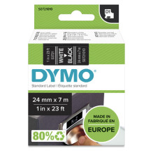 DYMO D1 Schriftband 53721 24mmx7.0m weiß - Black DYMO D1 Schriftband 53721 24mmx7.0m weiß - Black