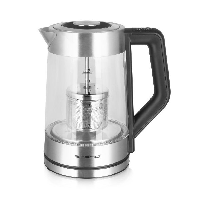 Emerio Wasserkocher 1,7 l, 5 Heizleistungsst., Farbwechsel