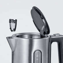 Severin Kettle 1,7l silver WK 3418 (WK3418) Severin Kettle 1,7l silver WK 3418 (WK3418)
