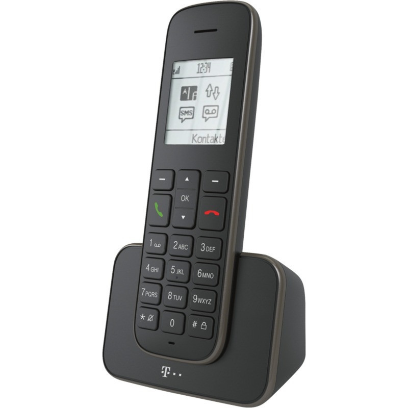 Telekom Sinus 207 Schnurlostelefon DECT - Black