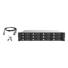 Qnap TL-R1220Sep-RP 19" Rackmount 12-bay server chassis Qnap TL-R1220Sep-RP 19" Rackmount 12-bay server chassis