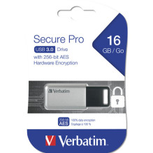 USB-Stick 16GB Verbatim 3.2 Drive Secure Data Pro (PCMAC) USB-Stick 16GB Verbatim 3.2 Drive Secure Data Pro (PCMAC)