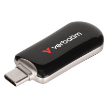 USB atmintinė Verbatim Plectra 512GB USB-C, juoda USB atmintinė Verbatim Plectra 512GB USB-C, juoda