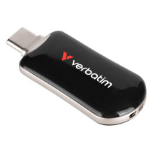 USB atmintinė Verbatim Plectra 512GB USB-C, juoda USB atmintinė Verbatim Plectra 512GB USB-C, juoda