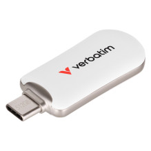 USB atmintinė Verbatim Plectra 512GB USB-C, balta