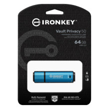 Pendrive Kingston IronKey Vault Privacy 50, 64 GB (IKVP50 / 64GB)