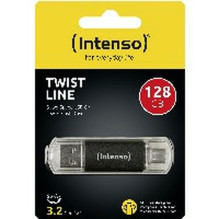 Intenso USB-Stick Twist Line 128GB 3.2 GEN 1x1 USB-C USB-A Intenso USB-Stick Twist Line 128GB 3.2 GEN 1x1 USB-C USB-A