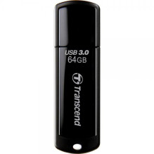 USB atmintinė 64GB Transcend JetFlash 700 USB3.1 Juoda