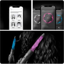 Dyson Airwrap I.D. Straight + Wavy Multi-Style Complete Long Styler and Dryer HS08 Ceramic Pink / Rose Gold EU 601848-01