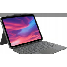 Logitech Combo Touch iPad 10Gen / 11Gen Pilka QWERTZ