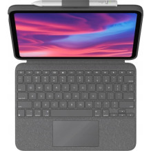 Logitech Combo Touch iPad 10Gen / 11Gen Pilka QWERTZ
