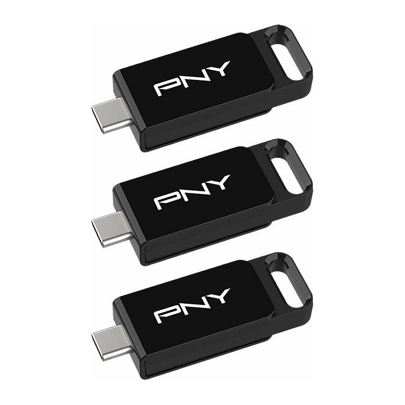 USB-Stick 128GB PNY Elite USB 3.2 TYPE-C retail 3-Pack