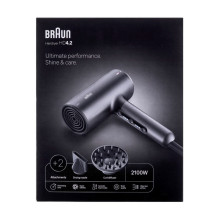Braun Haircare Hairdryer HD4 2 Braun Haircare2 Braun Haircare 2 black Schwarz satin metal (BRHD425E) Braun Haircare Hairdryer HD4 2 Braun Haircare2 Braun Haircare 2 black Schwarz satin metal (BRHD425E)