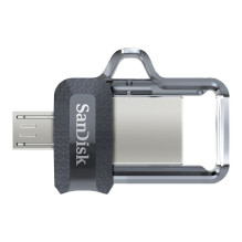 USB flash drive SanDisk Ultra Dual Drive m3.0, 256 GB (SDDD3-256G-G46) USB flash drive SanDisk Ultra Dual Drive m3.0, 256 GB (SDDD3-256G-G46)