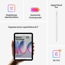 Apple iPad mini A17 Pro (7.Gen) Wi-Fi 128GB spaceGray Apple iPad mini A17 Pro (7.Gen) Wi-Fi 128GB spaceGray