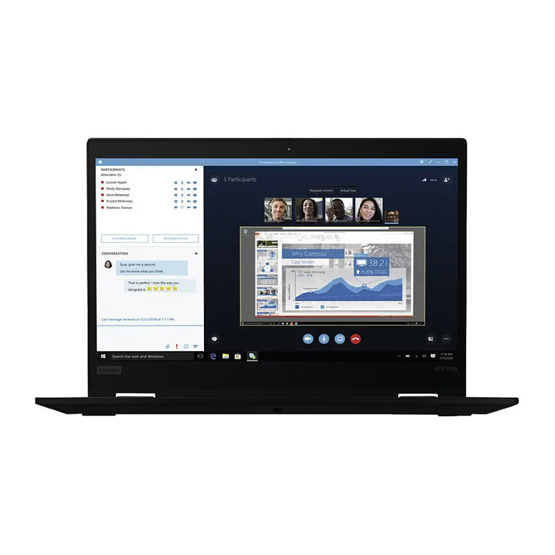 Lenovo ThinkPad X13 Yoga nešiojamas kompiuteris i5-10210U / 8GB / 256GBSSD / LTE / Pen Windows 11 Pro