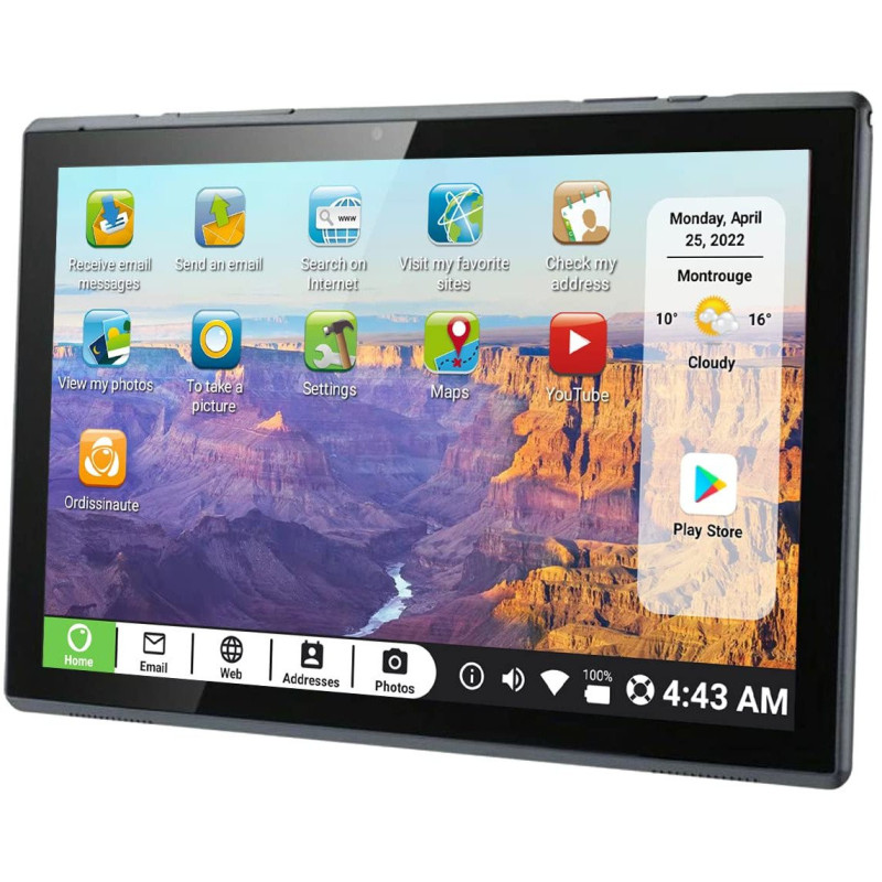 Pix-Star Planšetinis kompiuteris 10,1" 3GB / 32GB / BT / USBC, Android