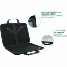 Mobilis „TheOne Rugged“ dėklas, atverčiamas, 12,5–14 colių, juodas